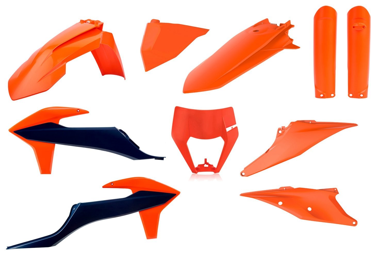 Пластик Polisport ENDURO kit - KTM (20-) [Orange/Blue], KTM