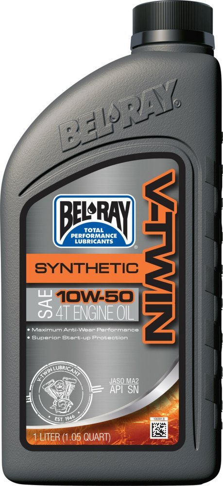 Масло моторне Bel-Ray V-Twin Syntetic Engine Oil [1л], 10w-50