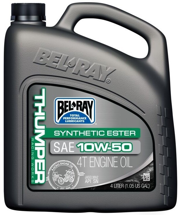 Масло моторне Bel-Ray THUMPER Racing Works Engine Oil [4л], 10w-50