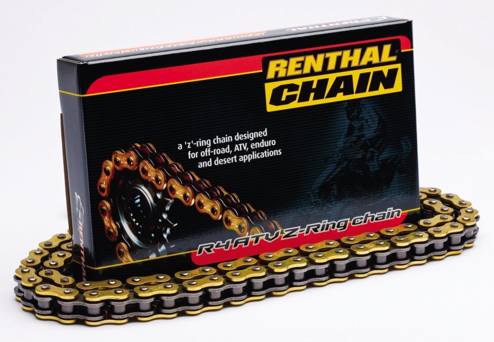 Ланцюг Renthal R4 ATV Chain - 520 [Gold], 520-100L / Seal Ring