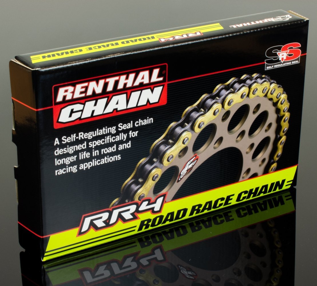 Ланцюг Renthal RR4 Chain - 520 [Gold], 520-120L / Slim Seal Ring