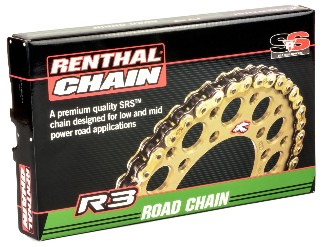 Ланцюг Renthal R3-3 Chain - 520 [Gold], 520-130L / Seal Ring