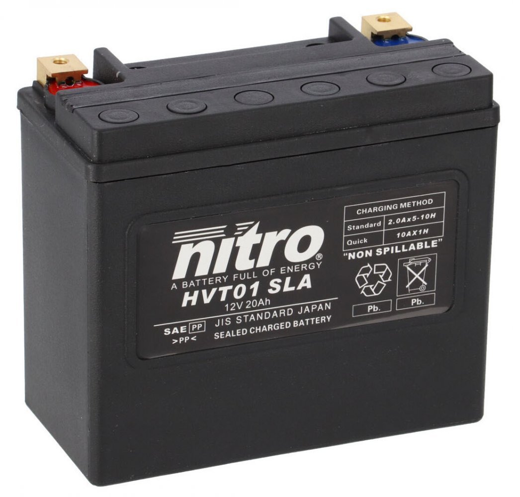 Акумулятор NITRO HVT V-Twin Battery [20 Ah], CCA 320 (A)