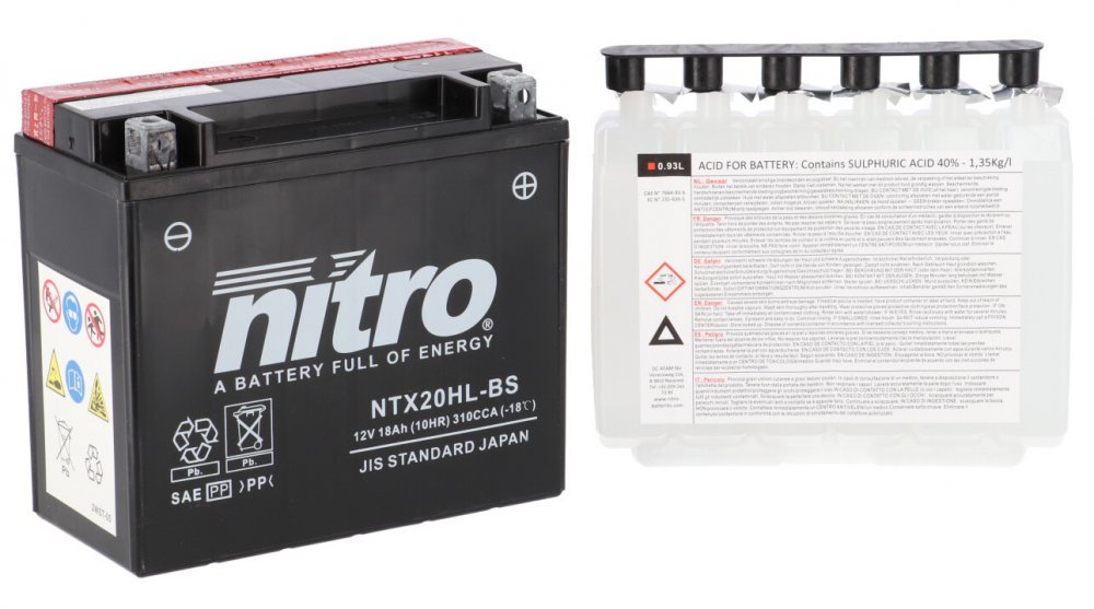 Акумулятор NITRO AGM Open HP Battery [18 Ah], CCA 310 (A)