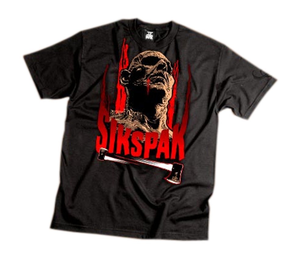 Футболка SIKSPAK Short Sleeve Tee - BLOOD HEAD [Black]